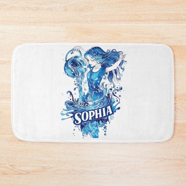 Item preview, Sophia – Aquarius Zodiac Sign designed and sold by AlexLineArt.