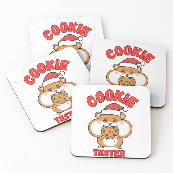 Item preview, Cookie Tester - Christmas Cute Santa Hamster designed and sold by DavdPrt.