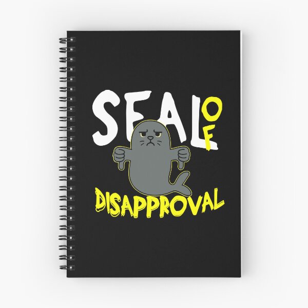 Item preview, Seal of Disapproval – Grumpy Seal designed and sold by dudelinart.