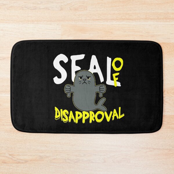 Item preview, Seal of Disapproval – Grumpy Seal designed and sold by dudelinart.