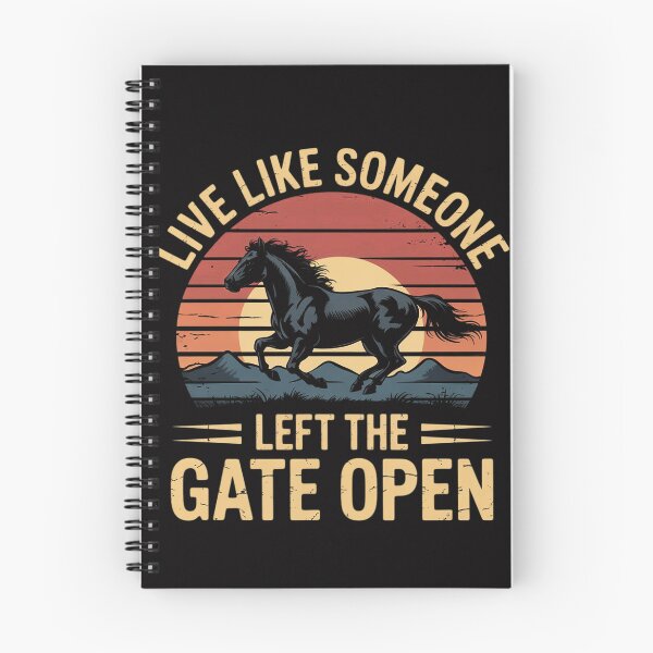 Item preview, Love horse Live Like someone left the gate open Horses designed and sold by MuteElevent.
