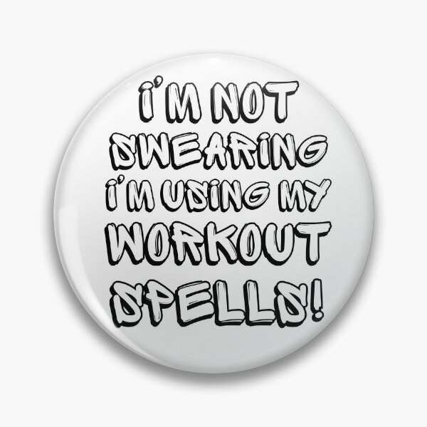 Item preview, I’m Not Swearing I’m Using My Workout Spells – Funny Gym Fitness Design designed and sold by BeakBros.