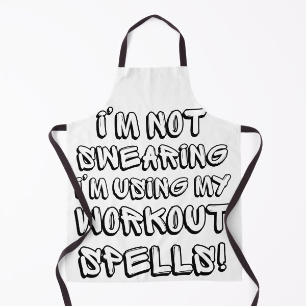 Item preview, I’m Not Swearing I’m Using My Workout Spells – Funny Gym Fitness Design designed and sold by BeakBros.