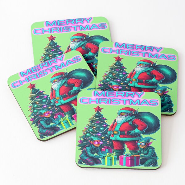 Item preview, Santa goes Cyber Punk designed and sold by Geep-OG-Design.