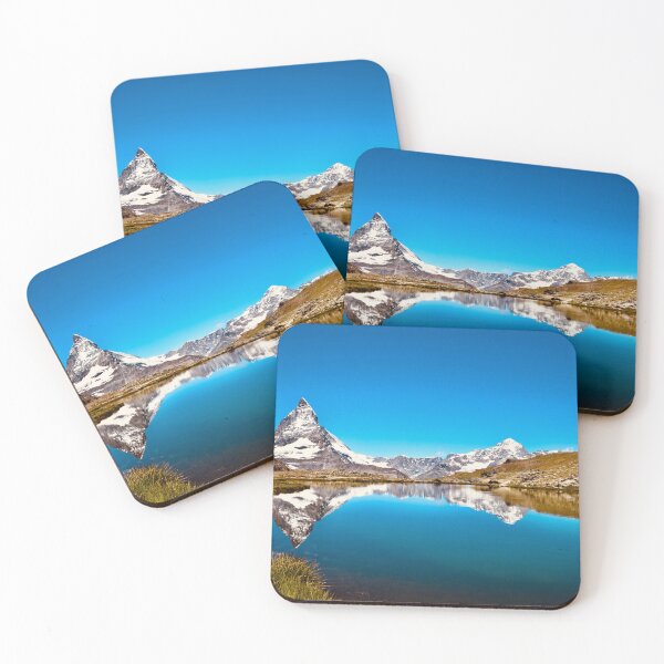 Item preview, Matterhorn reflection – tranquility above Zermatt / Swiss Artwork Photography designed and sold by Raphael Wolf.