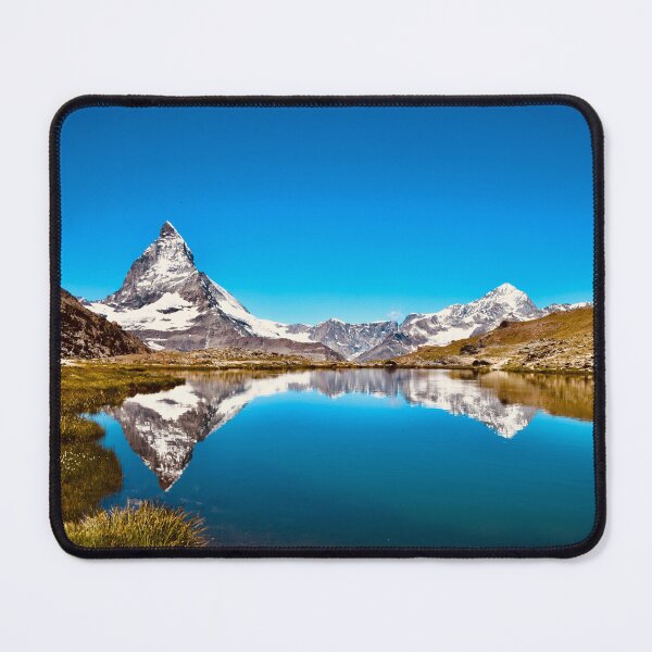 Item preview, Matterhorn reflection – tranquility above Zermatt / Swiss Artwork Photography designed and sold by Raphael Wolf.