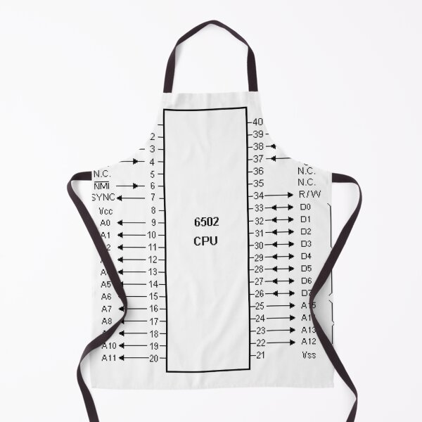 Item preview, MOS 6502 processor diagram - Black designed and sold by Jagaroth.