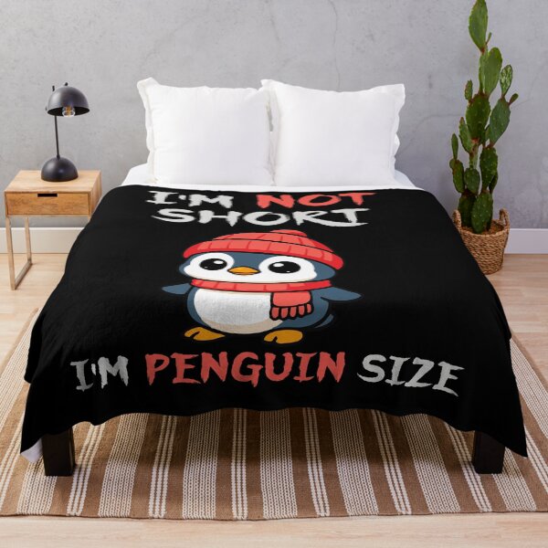 Item preview, Cozy Penguin with Funny “Penguin Size” Quote designed and sold by T-Chou.