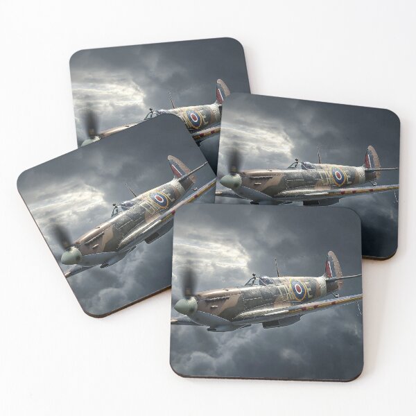 Item preview, Wartime Spitfire Enduring Moody Skies Over the Coast designed and sold by Skyframe Aviation.