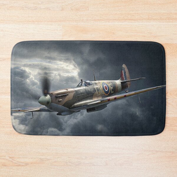 Item preview, Wartime Spitfire Enduring Moody Skies Over the Coast designed and sold by Skyframe Aviation.