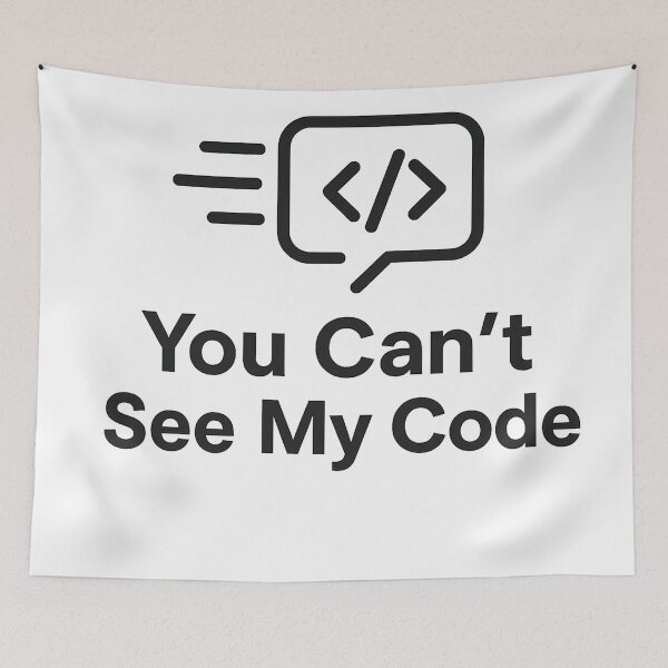 Item preview, You Can’t See My Code — John Cena Tribute designed and sold by techy-rrr.