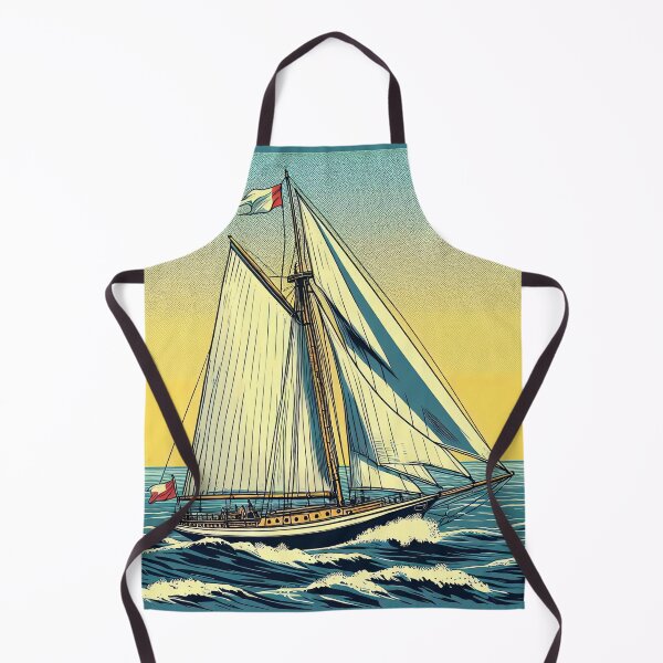 Artikelvorschau, Segelboot-Pop-Art-Stil entworfen und verkauft von artofuniverse.