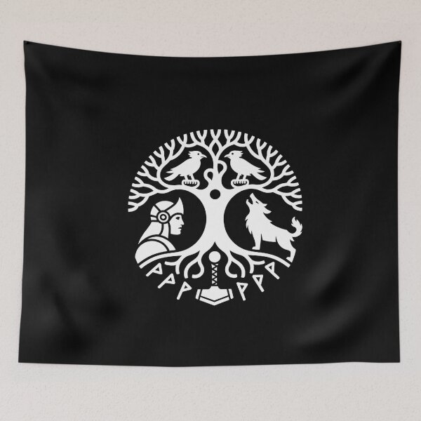 Item preview, Norse Mythology T-Shirts - Viking Symbols & Norse Gods designed and sold by Reichcorp.