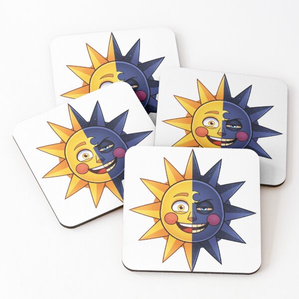Item preview, Sundrop Moondrop FNAF Daycare Attendant Dual Faces T-Shirt designed and sold by GeniePixel.