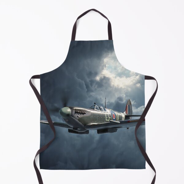Item preview, Legendary Spitfire Soaring Through Ominous Clouds in Low Light designed and sold by Skyframe Aviation.