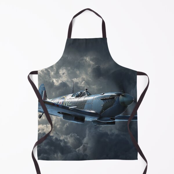 Item preview, RAF Spitfire Enduring Cloud Bursts Over the Coast designed and sold by Skyframe Aviation.