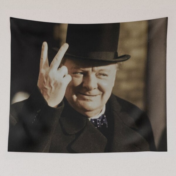 Item preview, Winston Churchill - V for Victory! designed and sold by RogerMurdock.