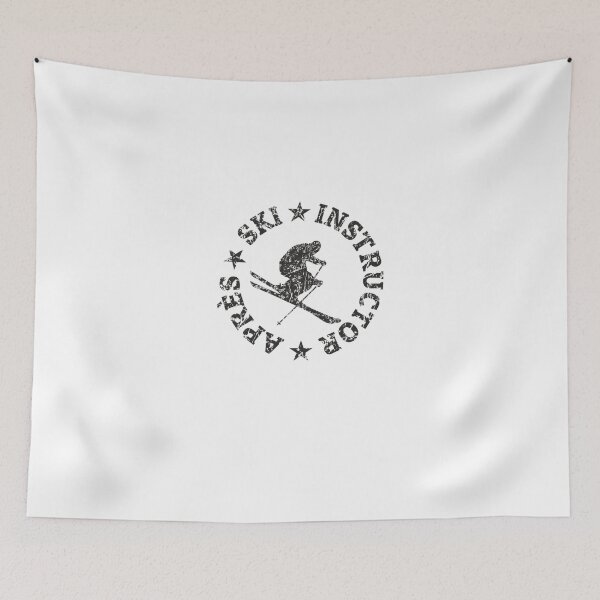 Item preview, Apres-Ski-Instructor-Seal-(Vintage-Black)-Winter-Sports-Skier-- designed and sold by ArcherTowner.