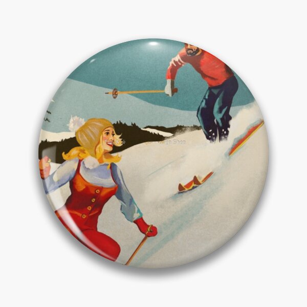Item preview, Apres-Vintage-Ski-Pinup-Art-Poster designed and sold by ArcherTowner.