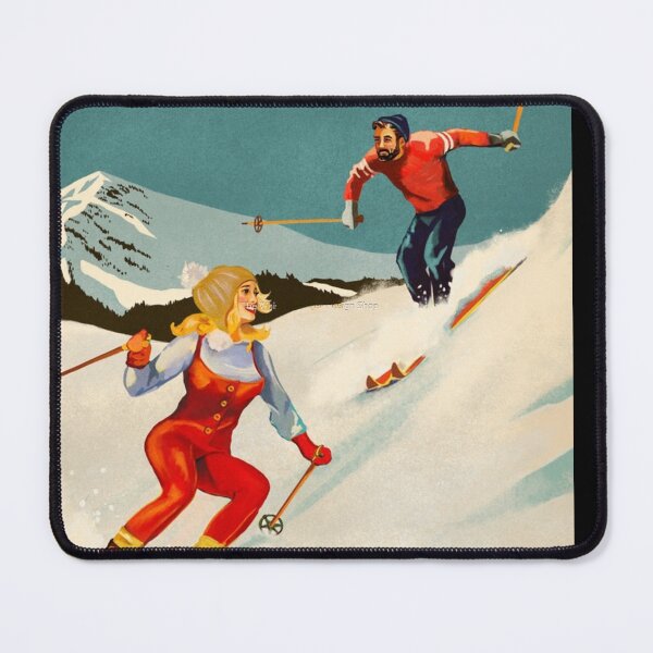 Item preview, Apres-Vintage-Ski-Pinup-Art-Poster designed and sold by ArcherTowner.
