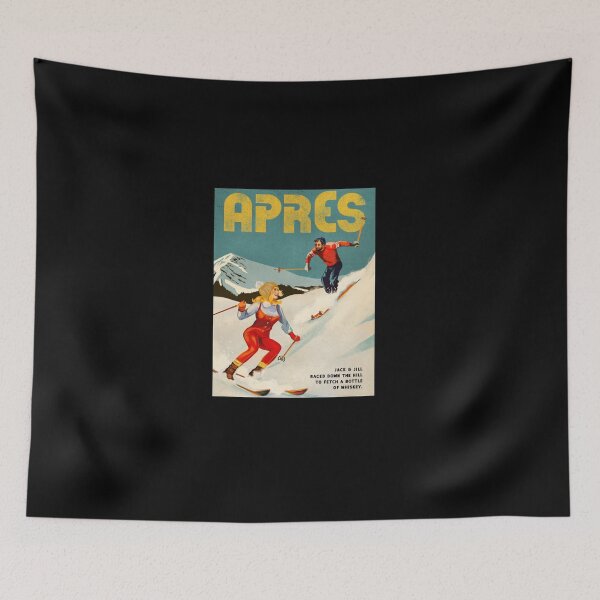 Item preview, Apres-Vintage-Ski-Pinup-Art-Poster designed and sold by ArcherTowner.