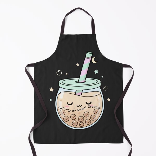 Item preview, Sleepy Bubble Tea Kawaii Sticker - Running on Sweet Dreams designed and sold by SebastianSpace.