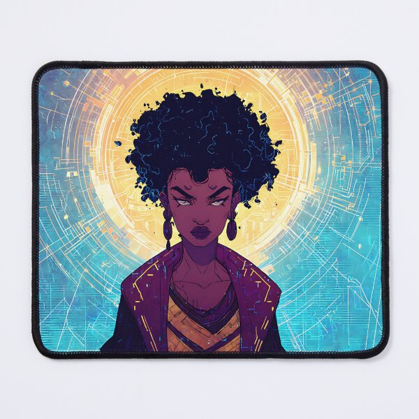 Item preview, Futuristic Afrofuturism Art designed and sold by bapupa.