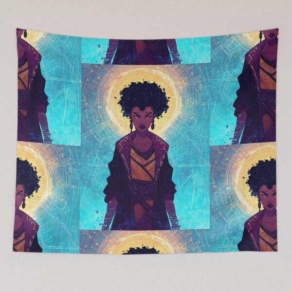 Item preview, Futuristic Afrofuturism Art designed and sold by bapupa.