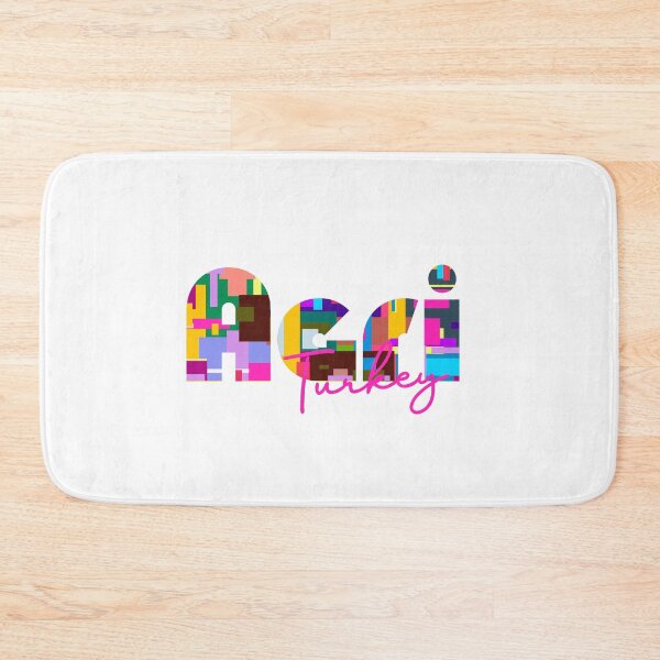 Item preview, Ağrı, Turkey, Vibrant Abstract City Typography Art designed and sold by Wanderful-roads.