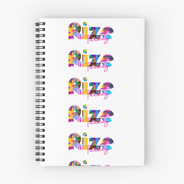 Item preview, Rize, Turkey, Vibrant Abstract City Typography Art designed and sold by Wanderful-roads.