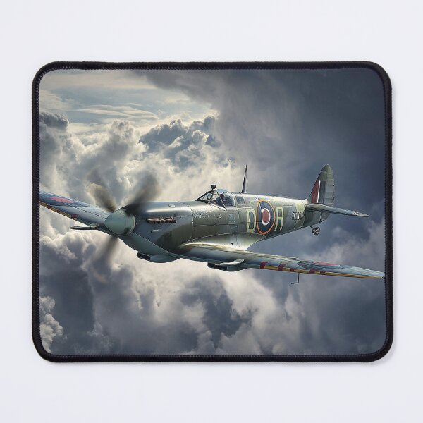 Item preview, Classic Supermarine Spitfire Enduring Thunderclouds in Heavy Weather designed and sold by Skyframe Aviation.