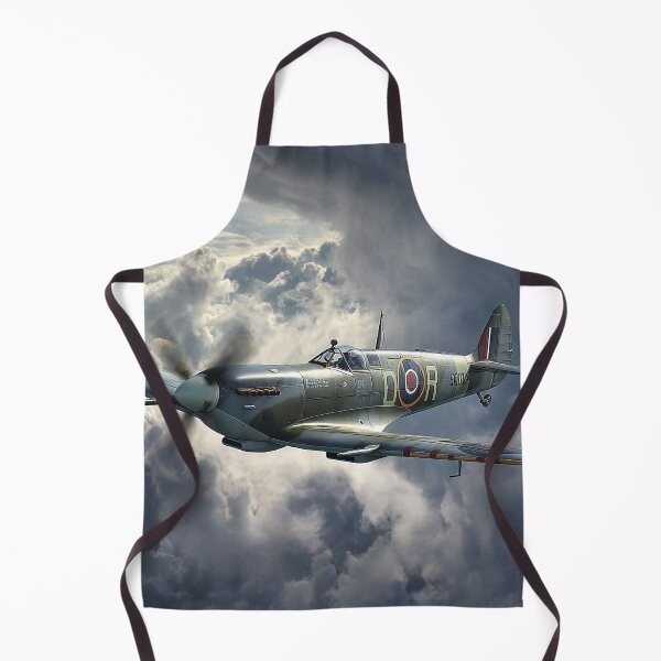 Item preview, Classic Supermarine Spitfire Enduring Thunderclouds in Heavy Weather designed and sold by Skyframe Aviation.