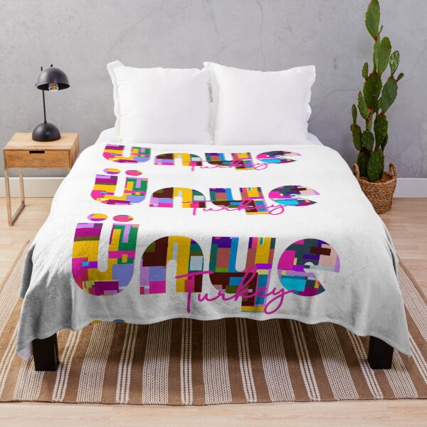 Item preview, Ünye, Turkey, Vibrant Abstract City Typography Art designed and sold by Wanderful-roads.