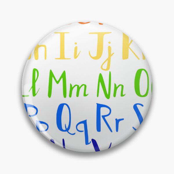 Item preview, The alphabet! Bright and colourful for learners designed and sold by Pear & Port.