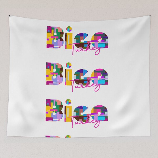Item preview, Biga, Turkey, Vibrant Abstract City Typography Art designed and sold by Wanderful-roads.