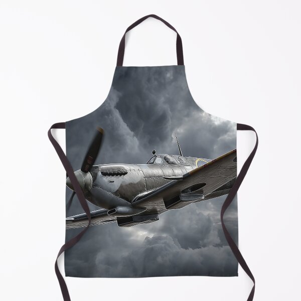 Item preview, Wartime Spitfire Gliding Over Thunderstorms Over England designed and sold by Skyframe Aviation.