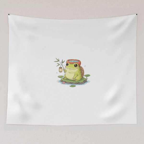 Item preview, Cute Japanese Kappa Folklore Creature designed and sold by divaror.