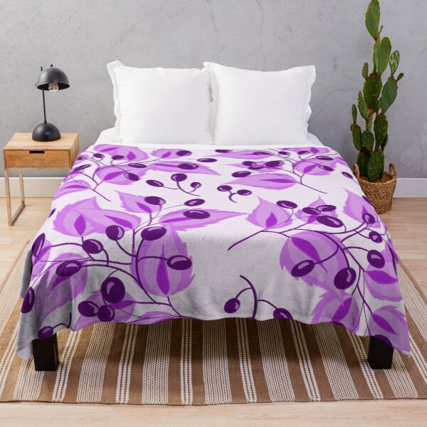 Item preview, Purple berries and leaves designed and sold by Susaans-Art.