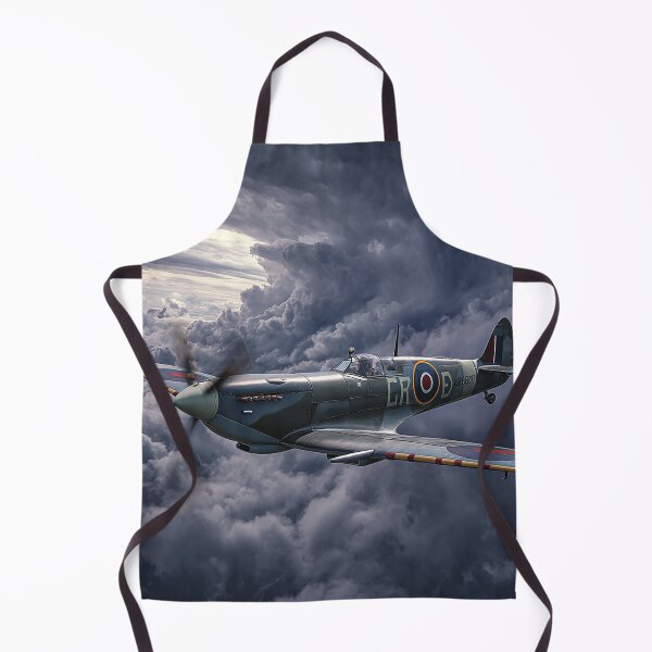 Item preview, Supermarine Spitfire Circling Within Thunderous Clouds in Heavy Weather designed and sold by Skyframe Aviation.