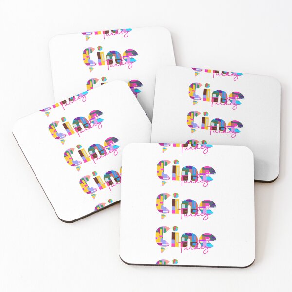 Item preview, Çine, Turkey, Vibrant Abstract City Typography Art designed and sold by Wanderful-roads.