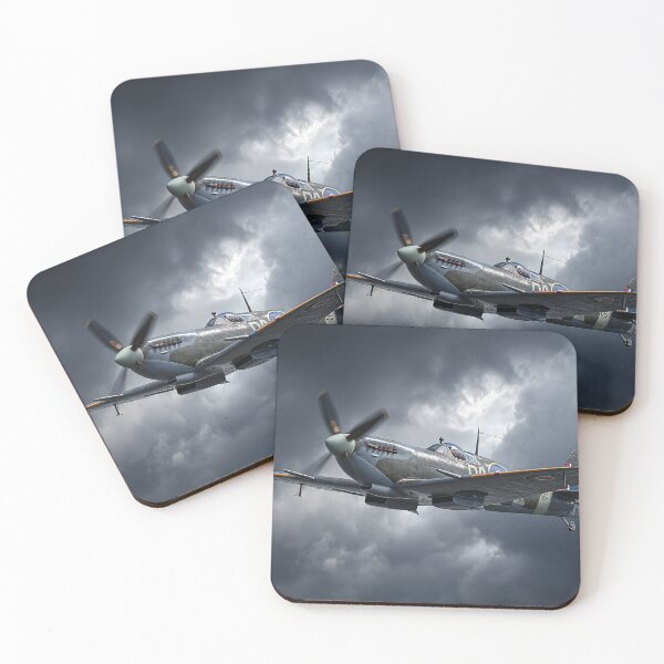 Item preview, Wartime Spitfire Enduring Dark Horizons Over Europe designed and sold by Skyframe Aviation.