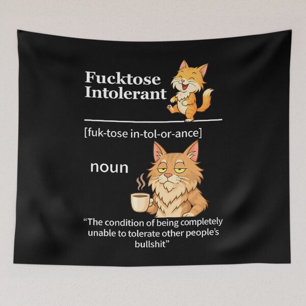 Item preview, Java Cats Fucktose Intolerant The Condition Of Being designed and sold by JanisPenelope.