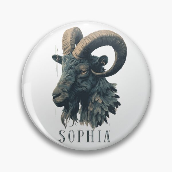 Item preview, Sophia – Capricorn Zodiac Sign designed and sold by AlexLineArt.