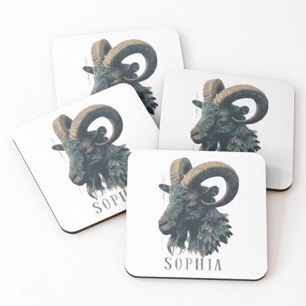 Item preview, Sophia – Capricorn Zodiac Sign designed and sold by AlexLineArt.