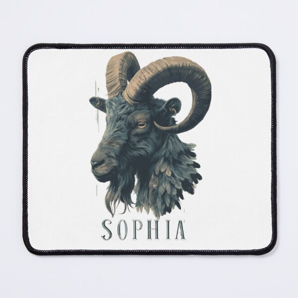 Item preview, Sophia – Capricorn Zodiac Sign designed and sold by AlexLineArt.