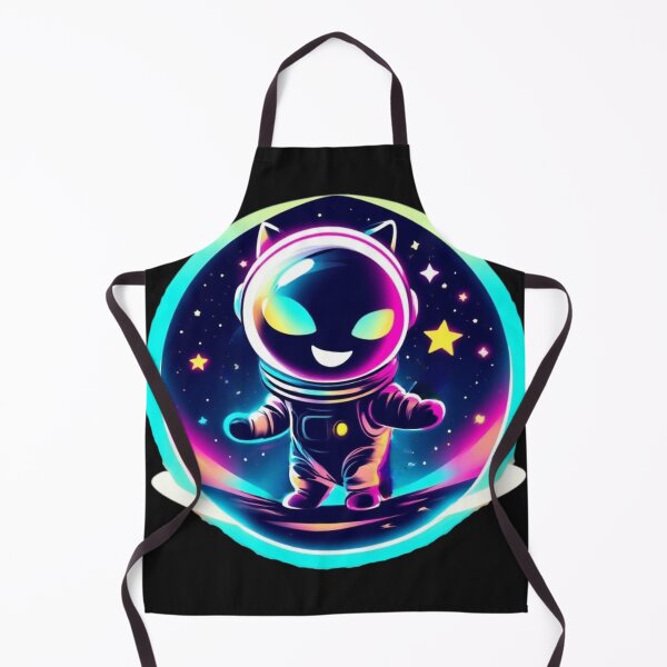 Item preview, Retro Cosmic Astronaut Cat – Playful Space Explorer designed and sold by SweetRossel.