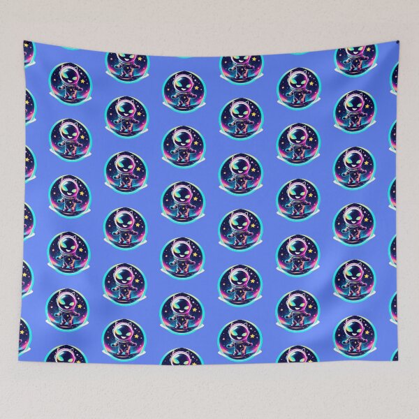 Item preview, Retro Cosmic Astronaut Cat – Playful Space Explorer designed and sold by SweetRossel.