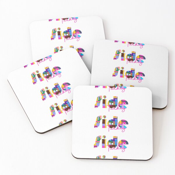 Item preview, Side, Turkey, Vibrant Abstract City Typography Art designed and sold by Wanderful-roads.