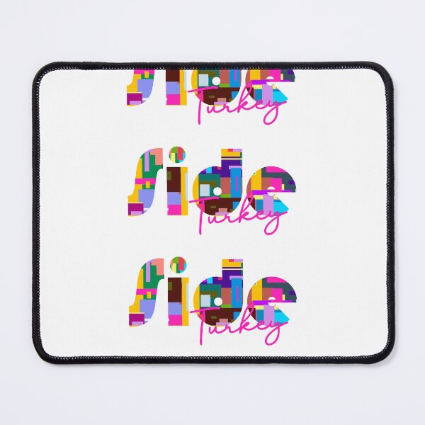 Item preview, Side, Turkey, Vibrant Abstract City Typography Art designed and sold by Wanderful-roads.