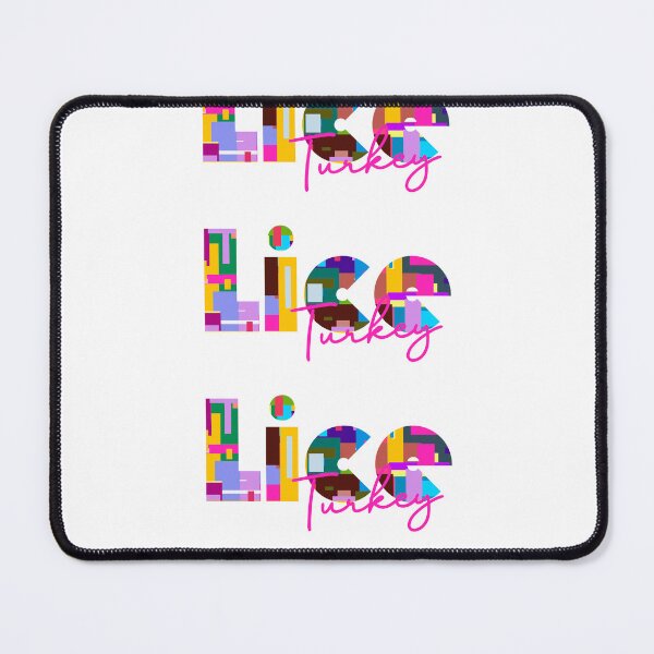 Item preview, Lice, Turkey, Vibrant Abstract City Typography Art designed and sold by Wanderful-roads.